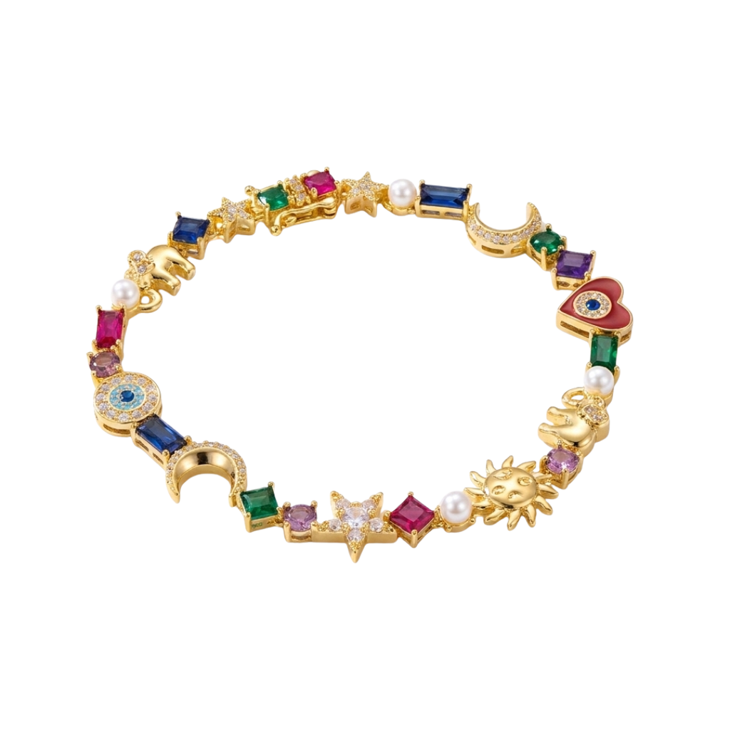 Copper Alloy Star Bracelet