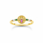 Gold-Plated Palm Tree Ring