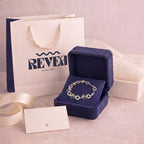 Flower Round Link Chain Bracelet