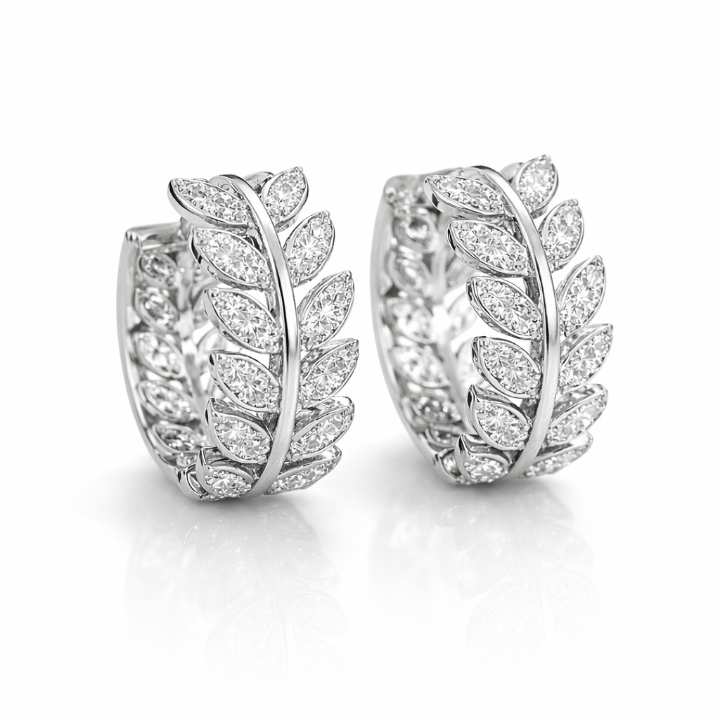 Aurora Leaf Earrings