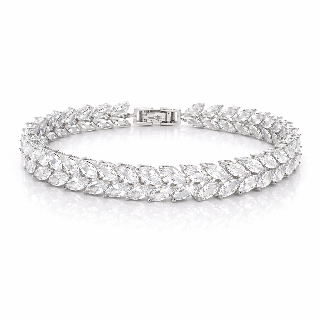 Leaf Tennis Bracelet