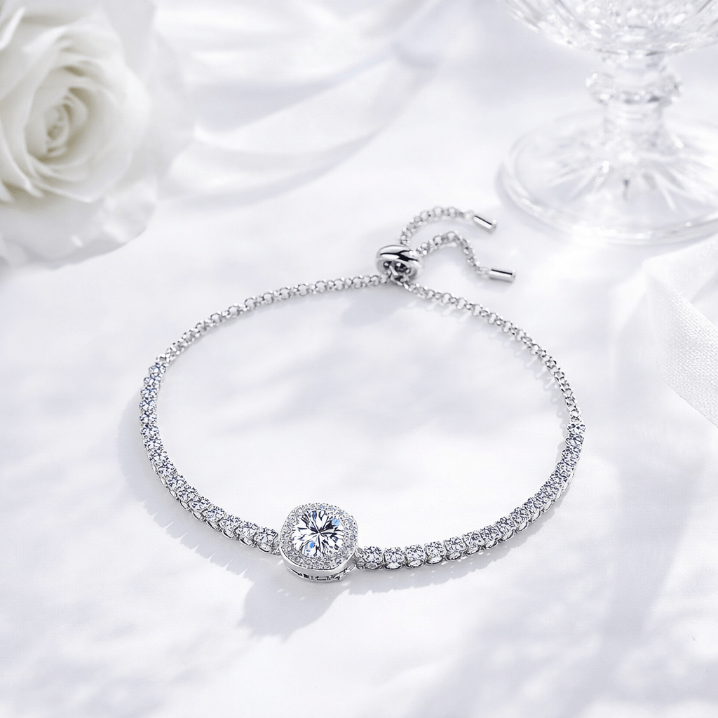 Halo Tennis Bracelet