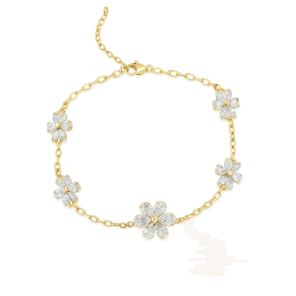 Floral Sparkle Bracelet