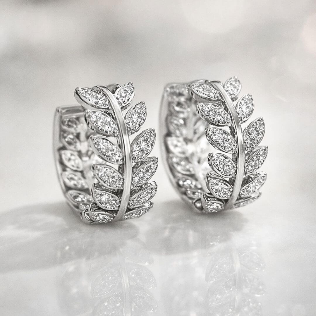 Aurora Leaf Earrings