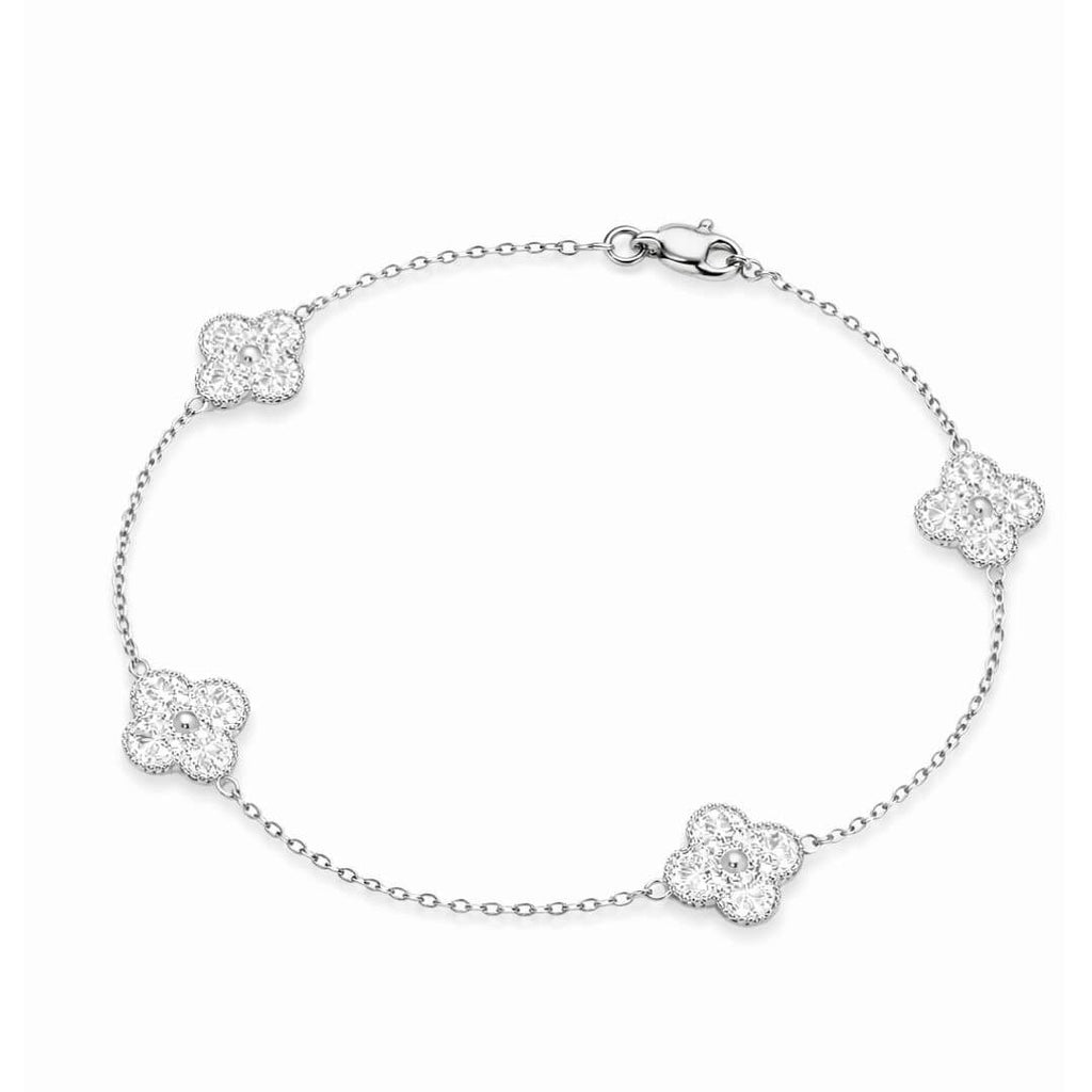 Clover Pavé Bracelet