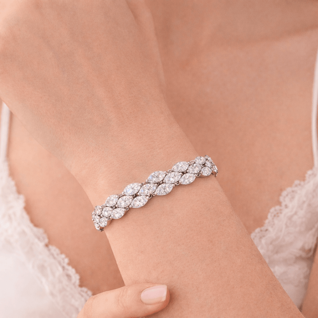 Interwoven Marquise Bracelet