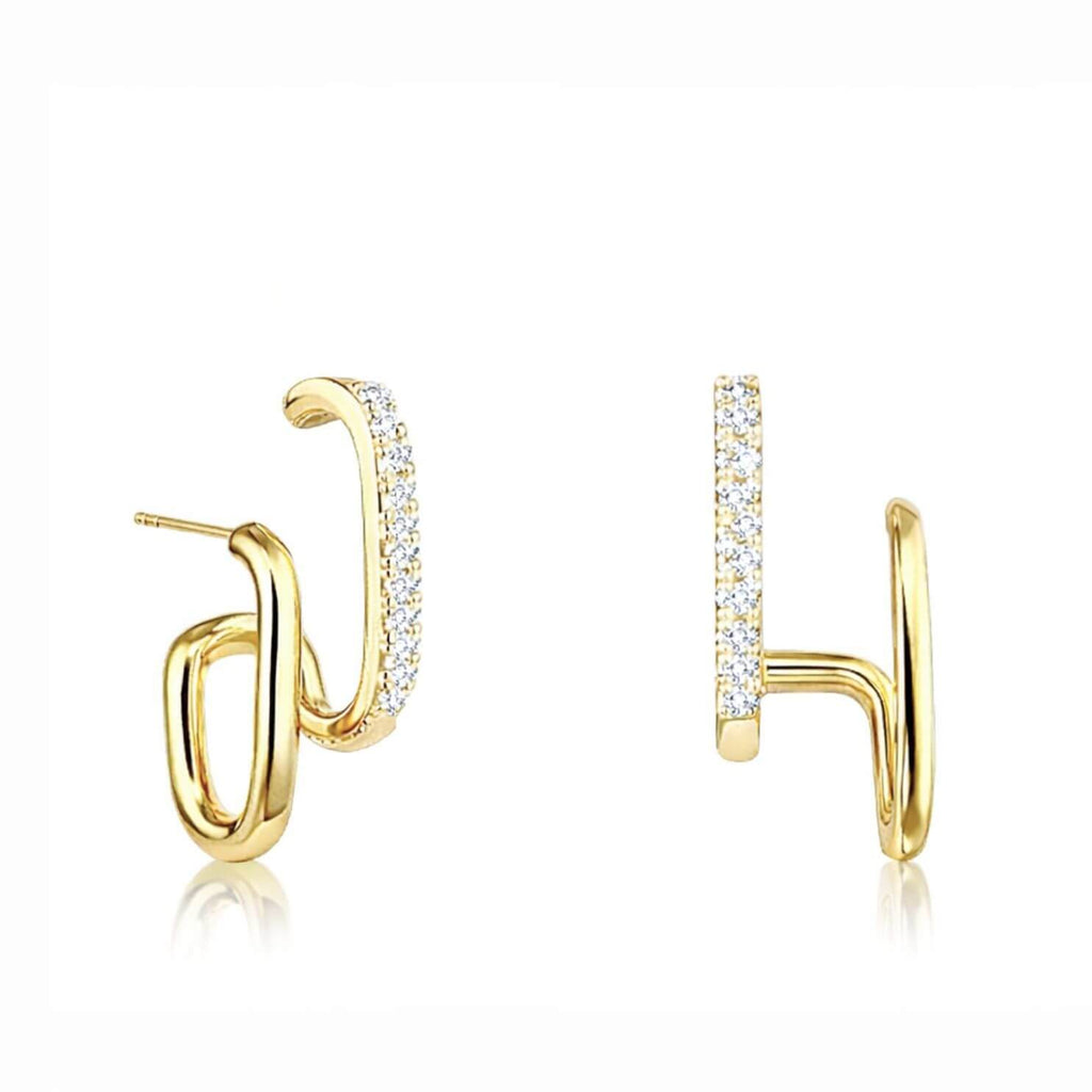 Dual Line Earrings