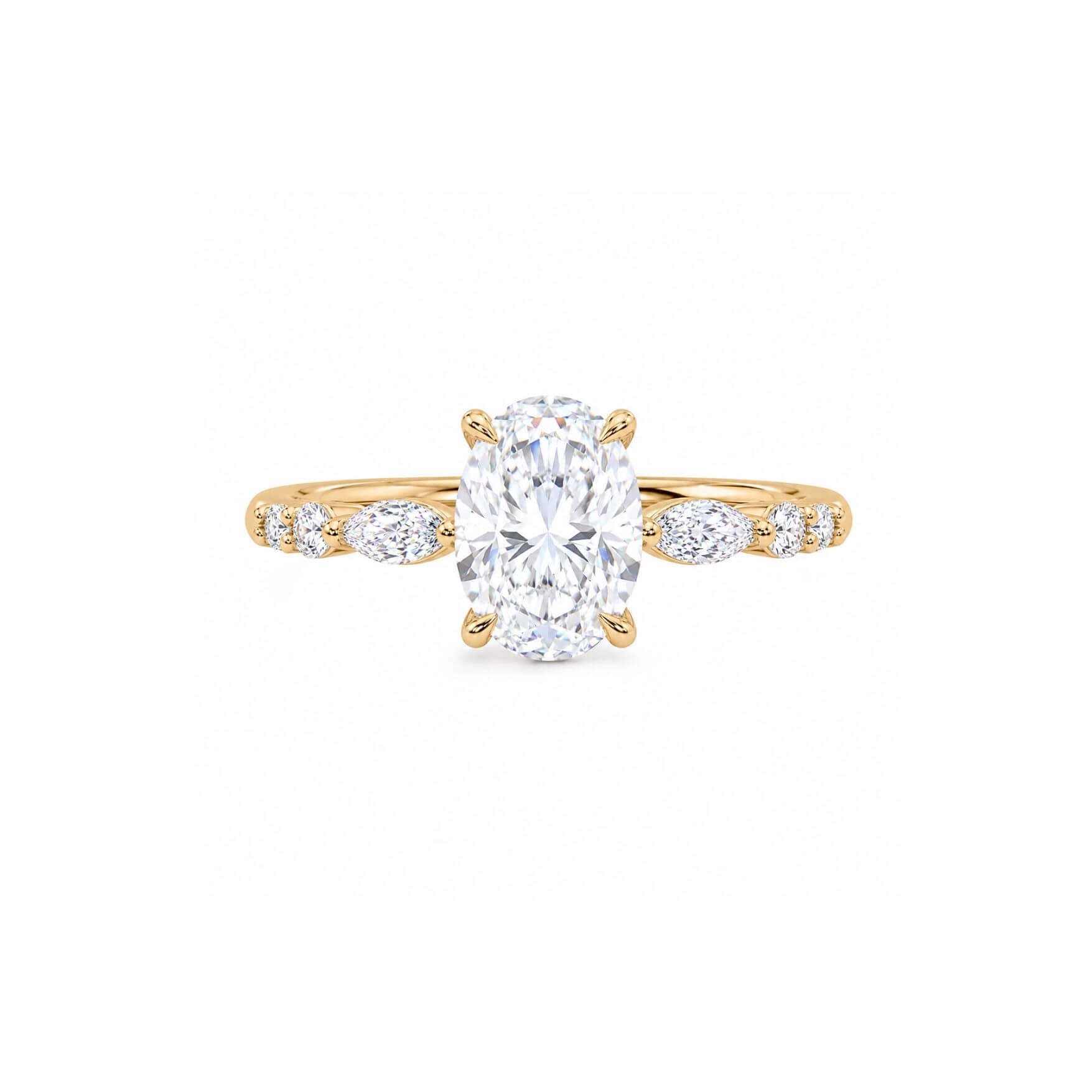 Oval Halo Ring