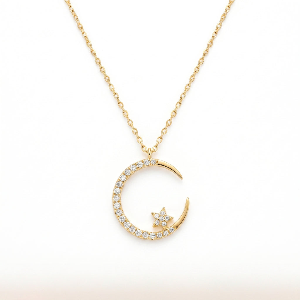Moonlit Star Necklace