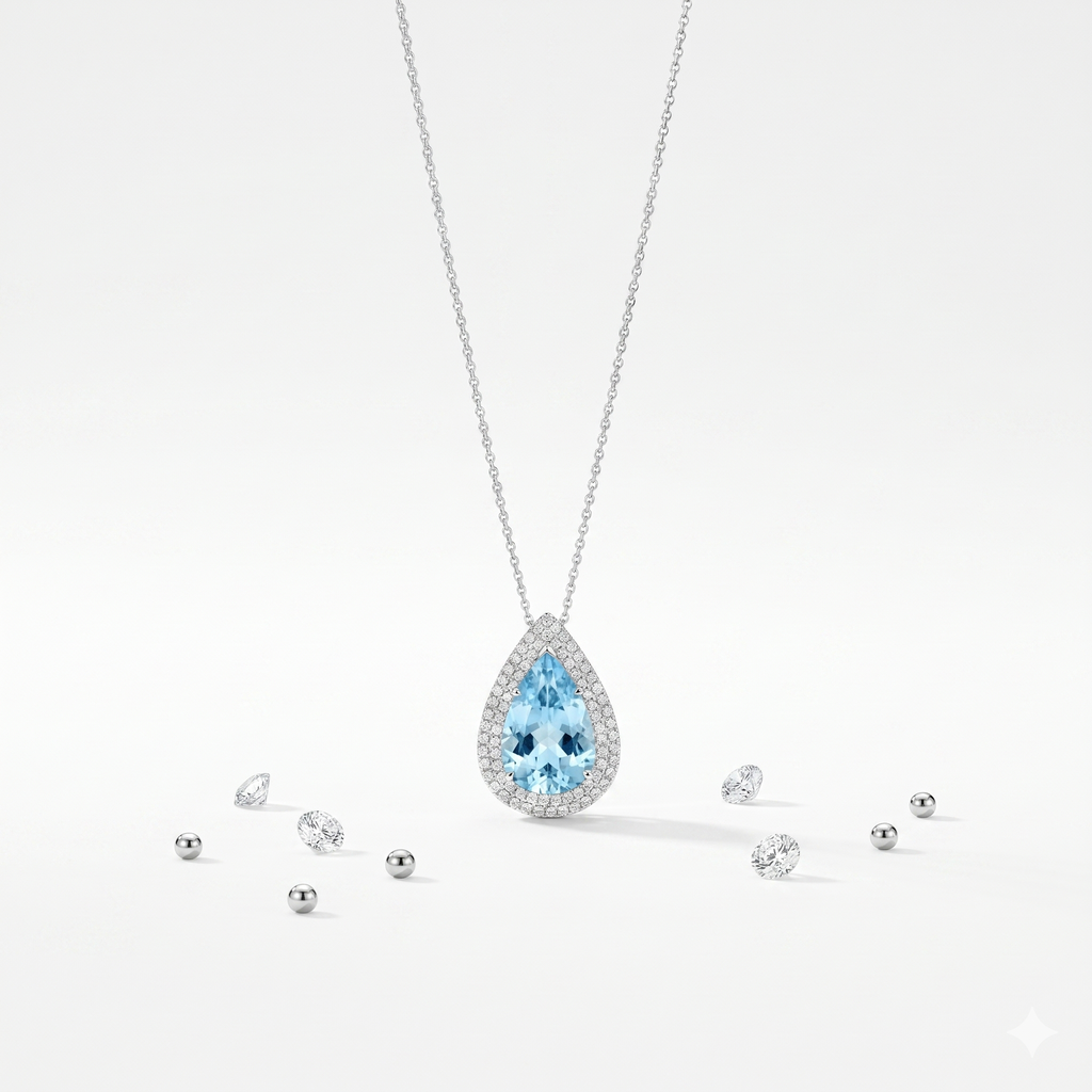 Pure Azure Necklace
