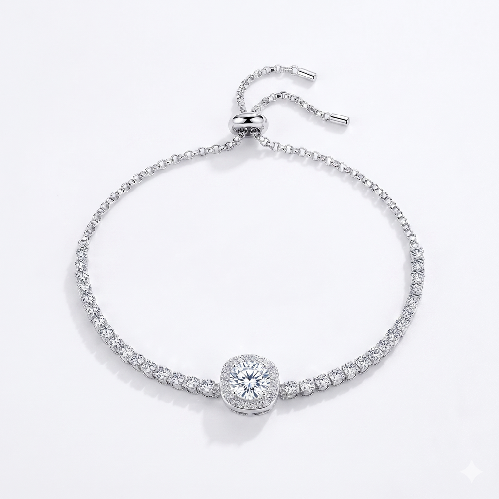 Halo Tennis Bracelet
