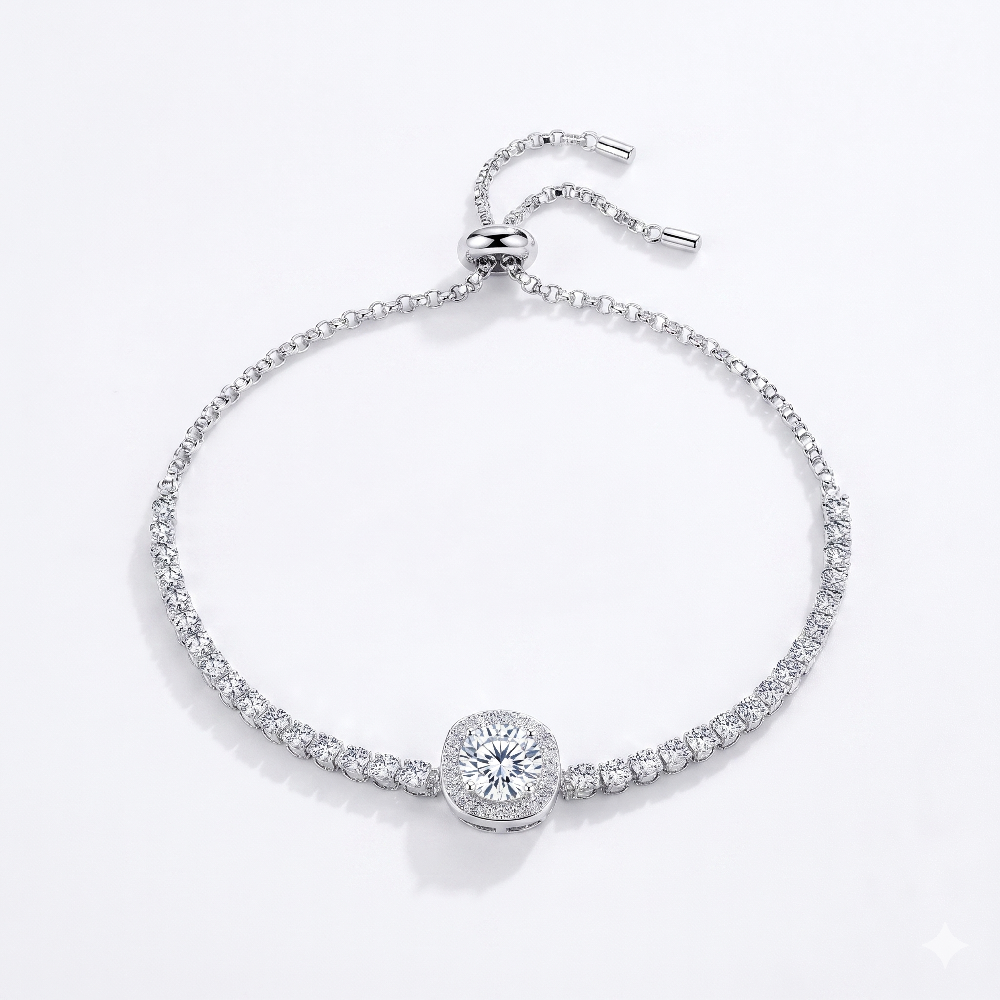 Halo Tennis Bracelet