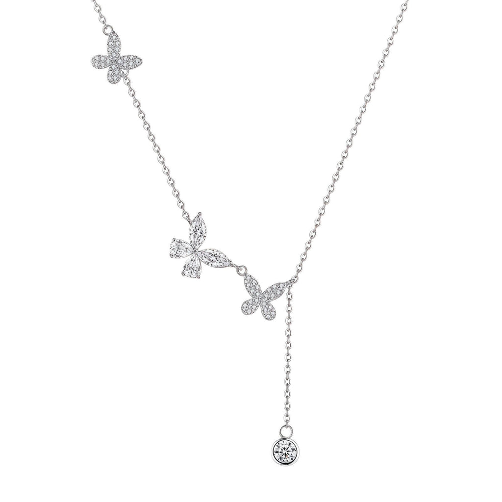 Butterfly Drop Necklace