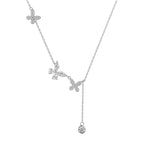 Butterfly Drop Necklace