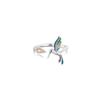 Elegant Hummingbird Rings