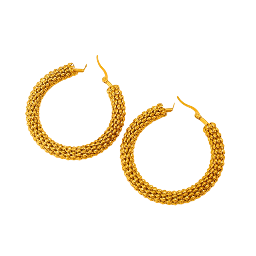 Gold Hoop Earrings