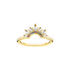 Zircon Star Shape Gold-plated Ring