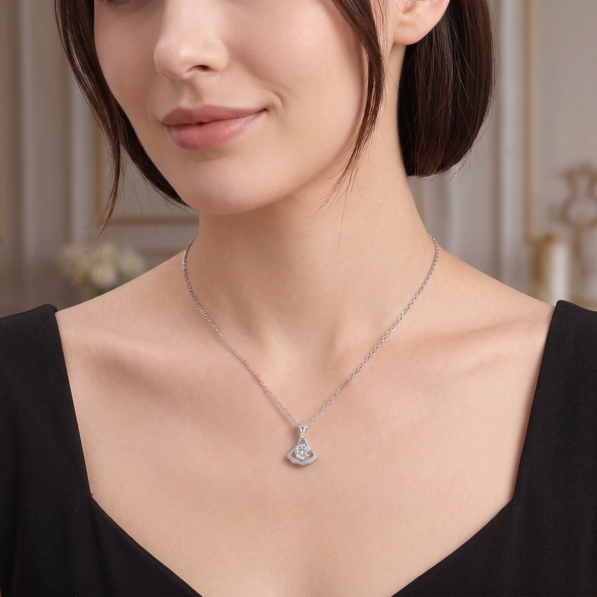 Silver Sparkle Necklace