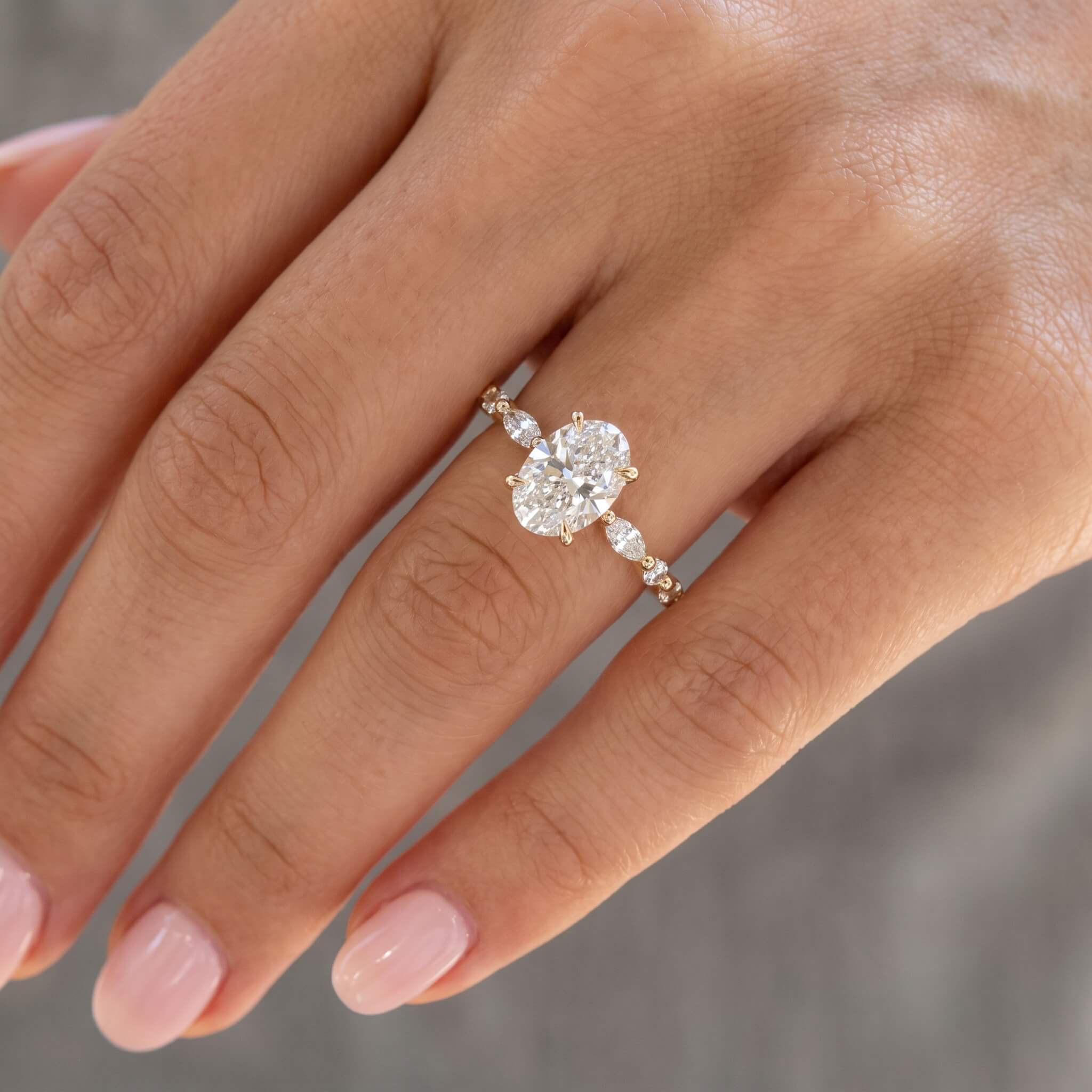 Oval Halo Ring
