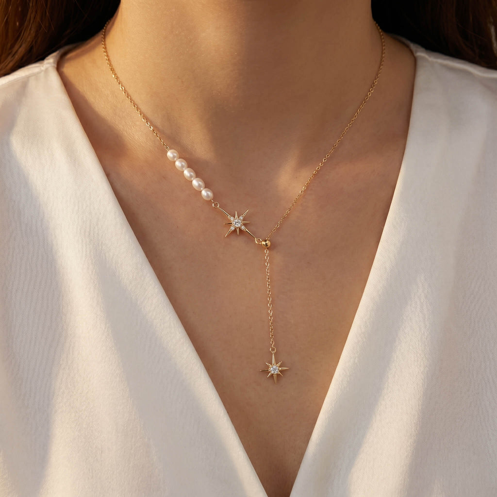 Pearl Star Necklace