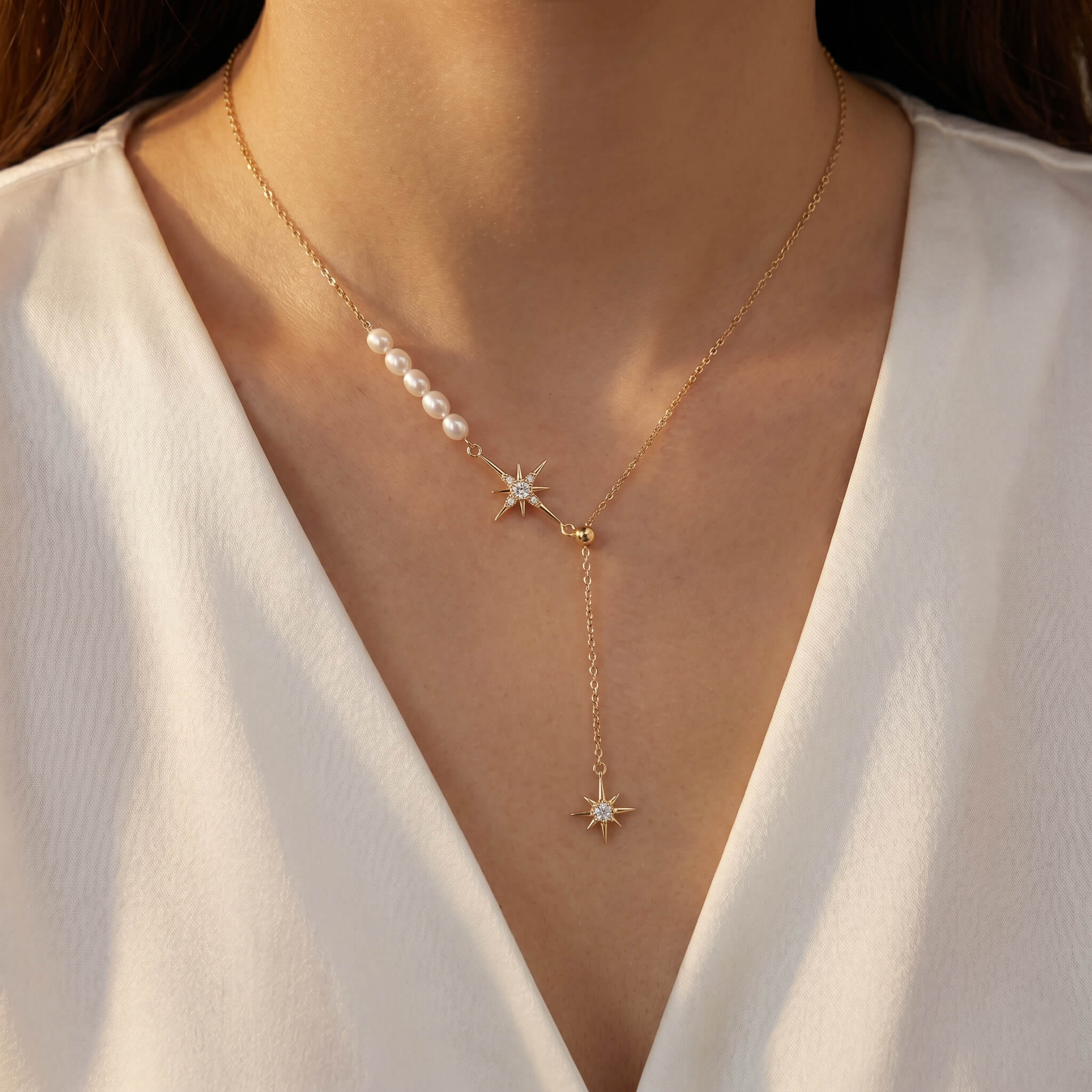 Pearl Star Necklace