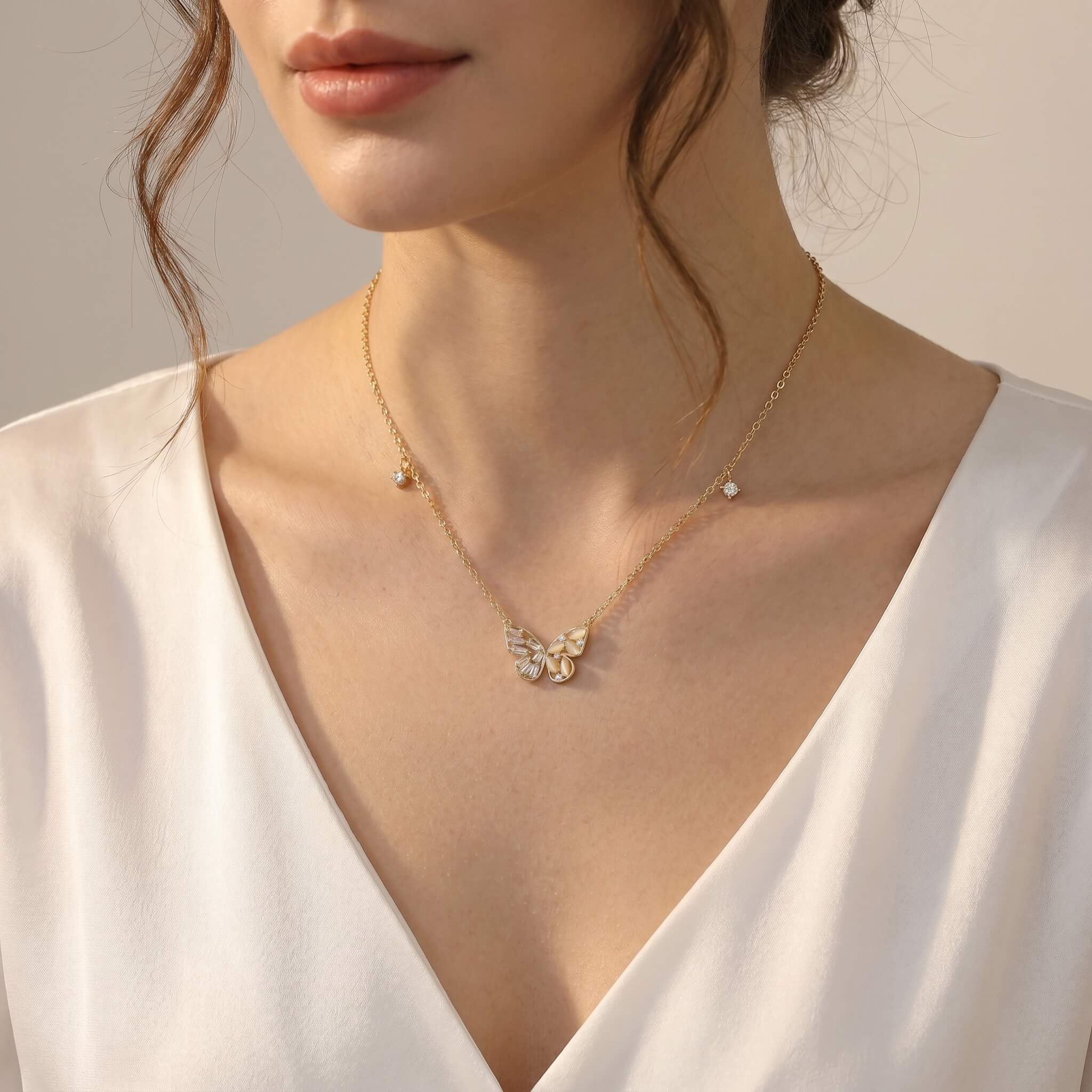 Aurelia Butterfly Necklace
