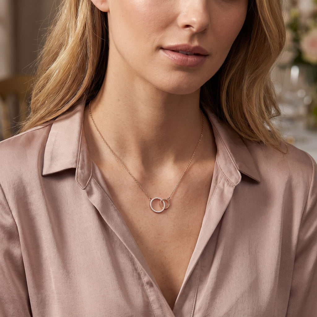 Interlocking Circle Necklace