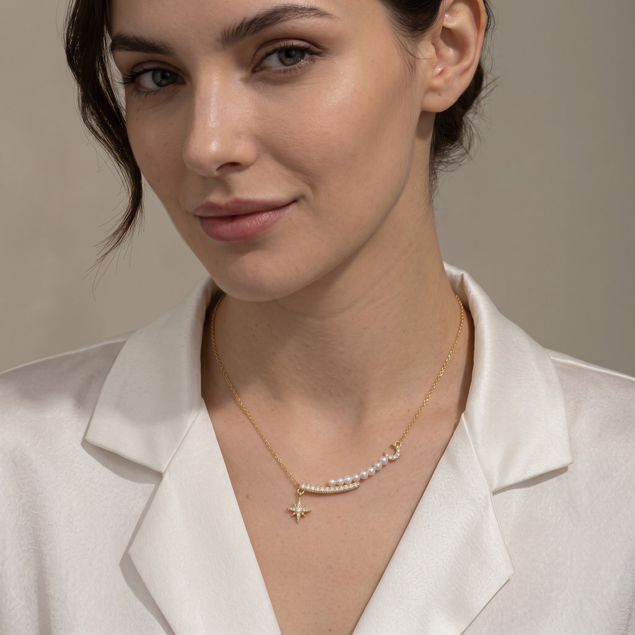 Pearl Star Necklace