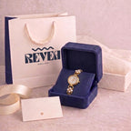 Golden Pearl Inlaid Luxury Quartz Watch
