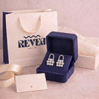 Omnia Aila White Lock 925 Silver Earrings