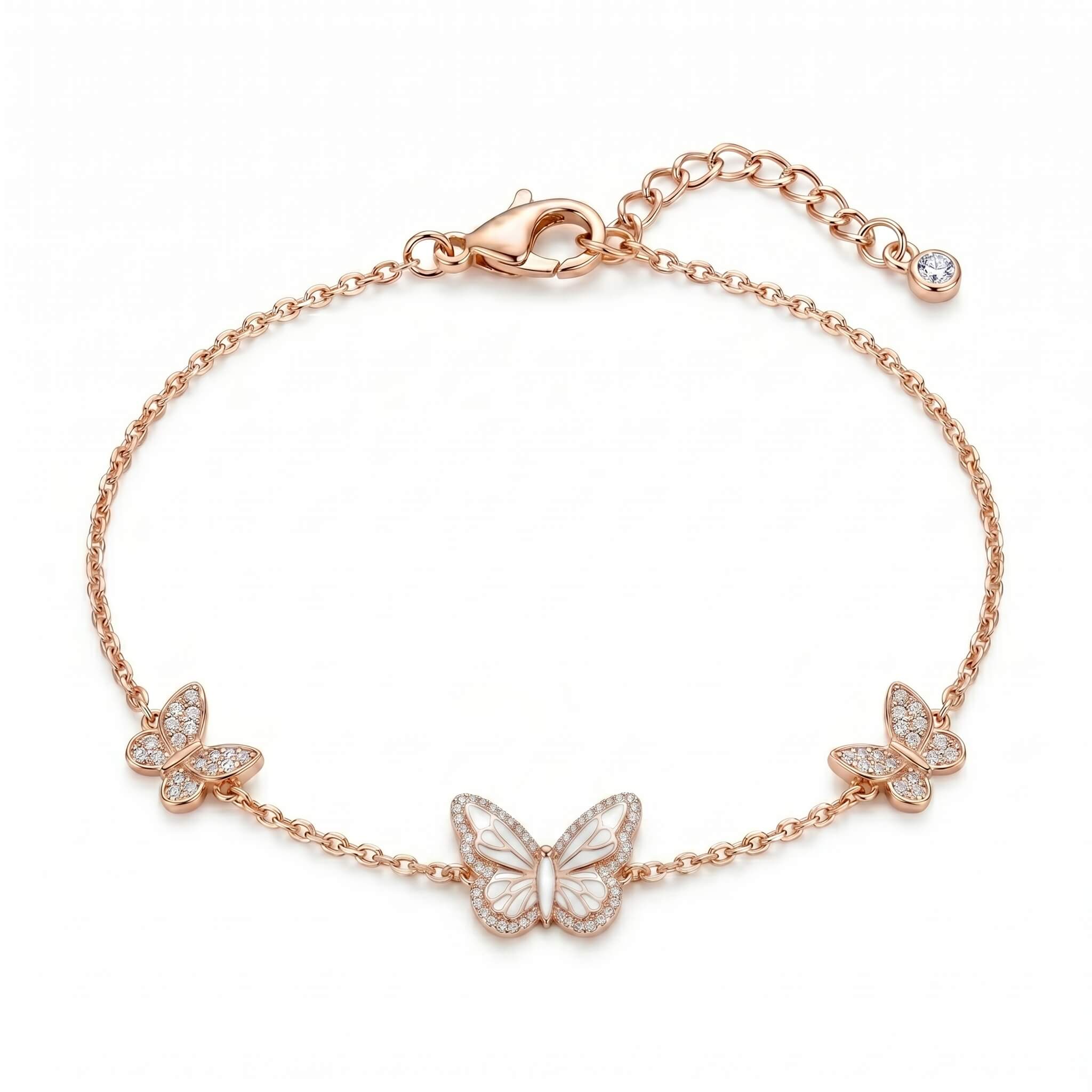 Moonlit Butterfly Bracelet