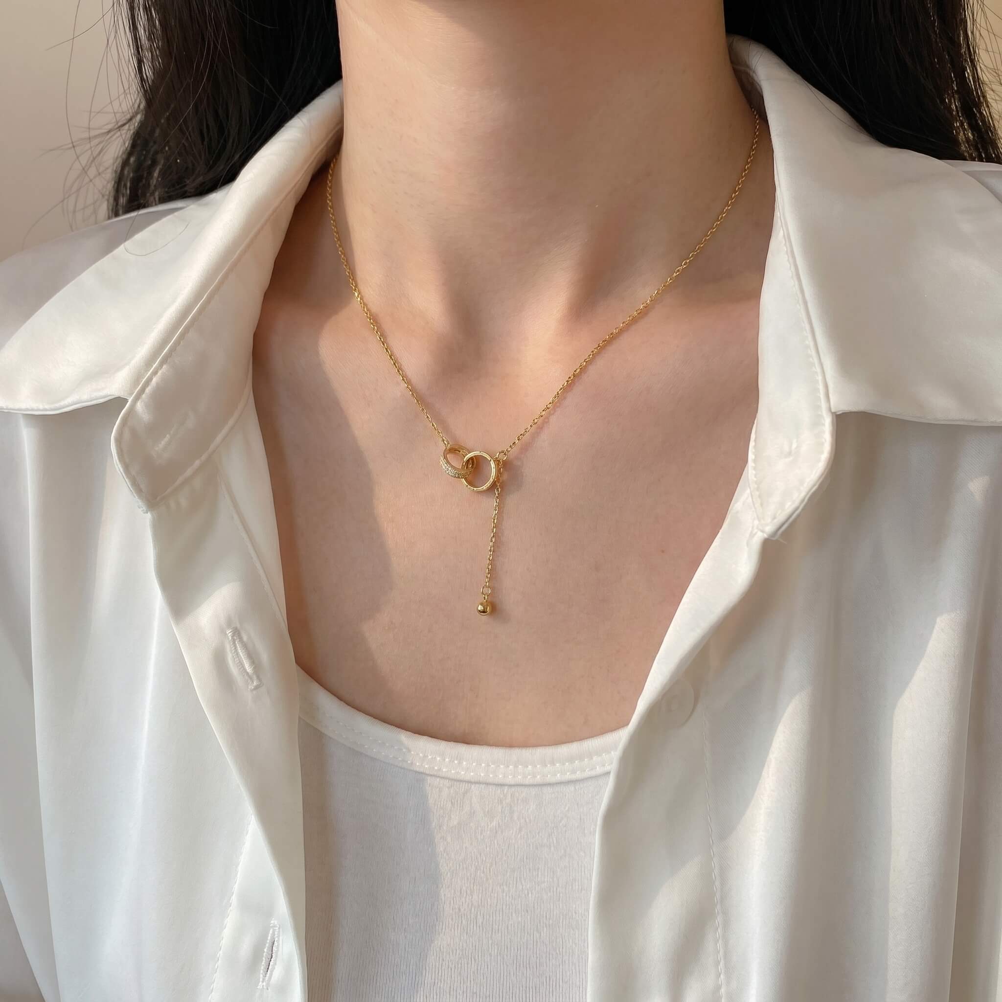 Circle Charm Necklace